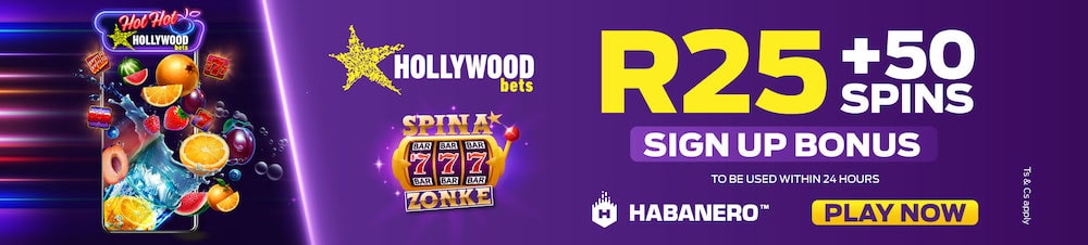 welcome bonus from hollywoodbets